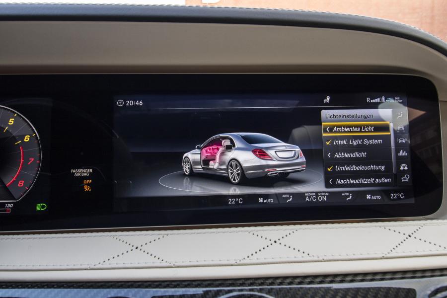 Панель приборов Mercedes-Benz S560 Lang 2017 года  (WW) (фото 25 из 50)